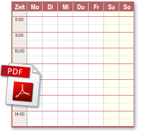 PDF Schedule