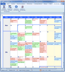 Hacer su propio calendario semanal