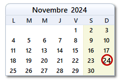 La date d'aujourd'hui