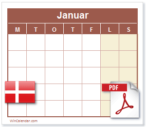 Kalender PDF Danmark