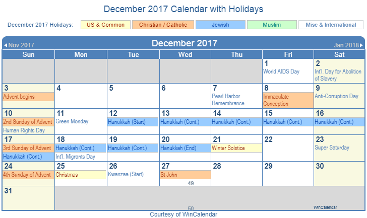 December, 2017