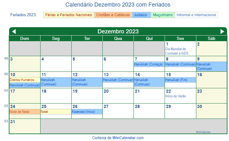 Da colina kokuriko - 2023 calendário de dezembro em 2023