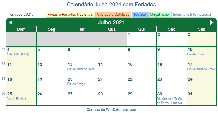 julho, 2021