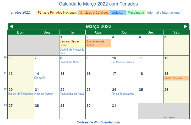 março, 2022
