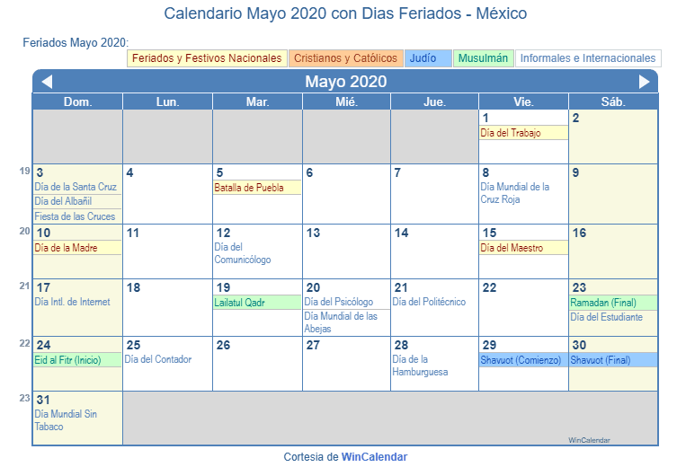Calendario 2020 Mexico Con Dias Festivos Excel Buscar Con Google
