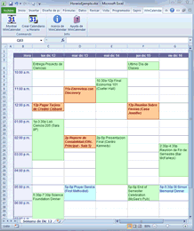 Outlook Calendar to Schedule in Excel