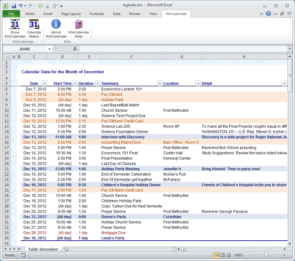 free calendar maker software for mac