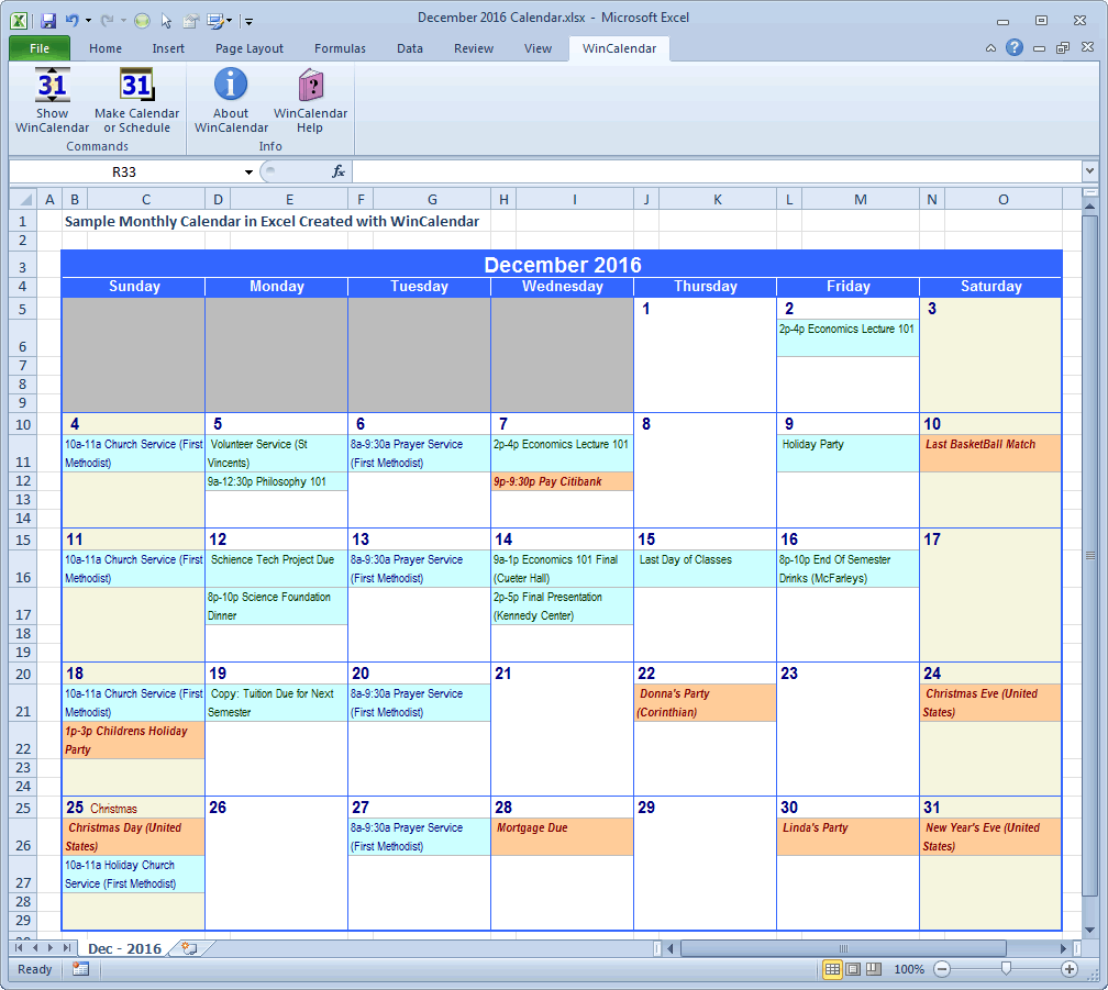 Excel Calendar Template Excel Calendar Template Excel Calendar Free 