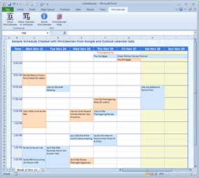 Calendar Maker Schedule