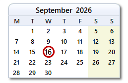 Today's Date