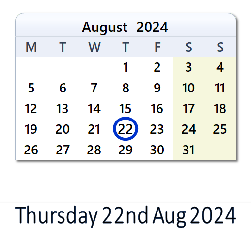 22 August 2024: History, News, Top X Posts & Day Info - IN