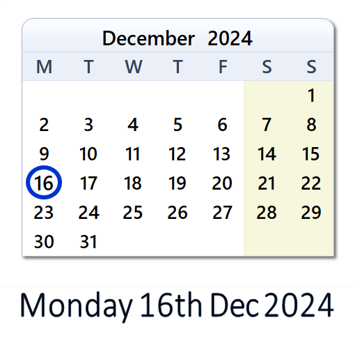 16 December 2024: History, News, Top X Posts & Day Info - AU