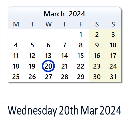 20 March 2024: History, News, Top X Posts & Day Info - IN