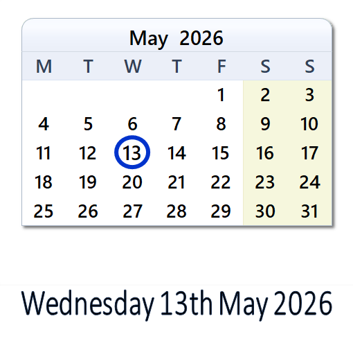 What Happened on 13 May 2026 in Europe? | WinCalendar