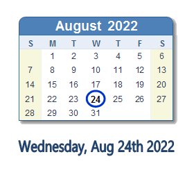 August 24, 2022: History, News, Top Tweets, Social Media & Day Info