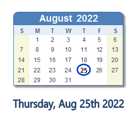 August 25, 2022: History, News, Top Tweets, Social Media & Day Info