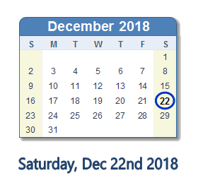 lotto saturday 22 december 2018