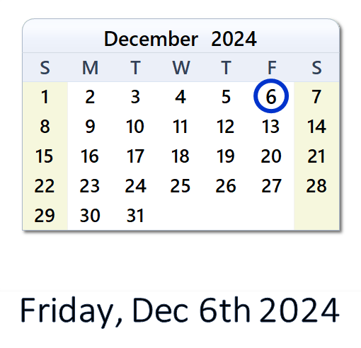 Dec.6 December 6, 2024: History, News, Top X Posts & Day Info - CA