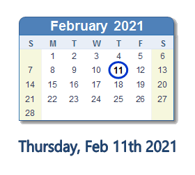 February 11, 2021: History, News, Top Tweets, Social Media & Day Info