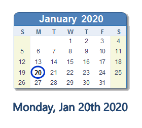 January 20, 2020 Date in History: News, Top Tweets, Social Media & Day Info