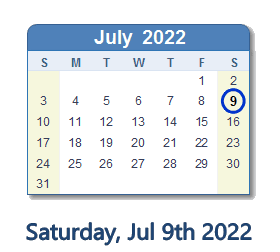 July 9, 2022: History, News, Top Tweets, Social Media & Day Info July 9, 2022: History, News, Top Tweets, Social Media & Day Info