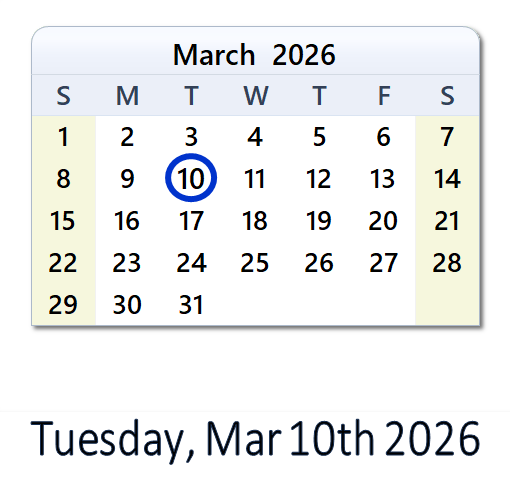 March 10, 2026: History, News, Top X Posts & Day Info