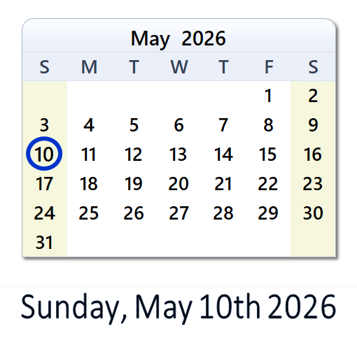 What Happened on May 10, 2026 in the USA? | WinCalendar
