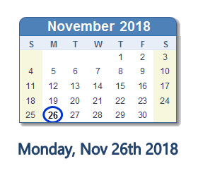 November 26 2018 Date In History News Social Media Day Info