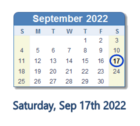 September 17, 2022: History, News, Top Tweets, Social Media & Day Info September 17, 2022: History, News, Top Tweets, Social Media & Day Info