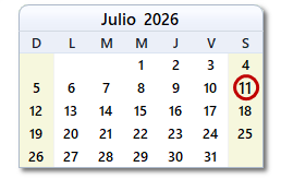 día de hoy