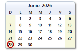 día de hoy