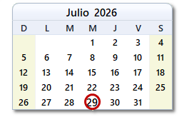 día de hoy