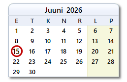 Tänane kuupäev