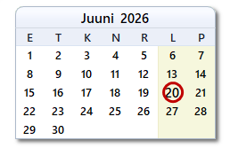 Tänane kuupäev
