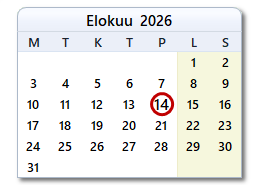 Tämän päivän päivämäärä