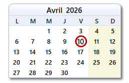 La date d'aujourd'hui