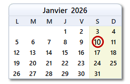 La date d'aujourd'hui