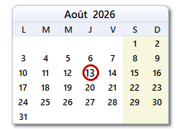 La date d'aujourd'hui