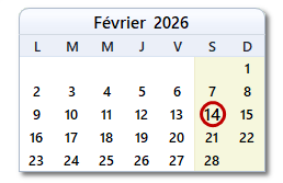 La date d'aujourd'hui