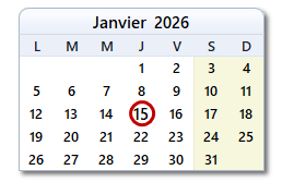 La date d'aujourd'hui
