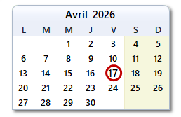 La date d'aujourd'hui