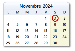 La date d'aujourd'hui