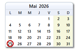 La date d'aujourd'hui