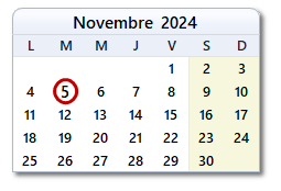 La date d'aujourd'hui