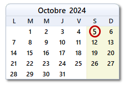 La date d'aujourd'hui