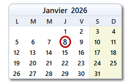 La date d'aujourd'hui