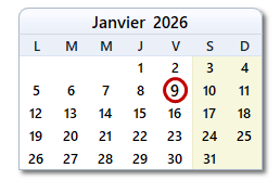 La date d'aujourd'hui