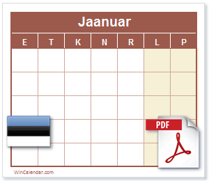 Kalender PDF Eesti