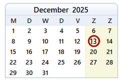 
De datum van vandaag