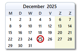 De datum van vandaag